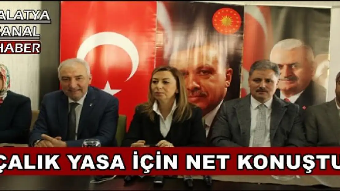 ÇALIK YASA İÇİN NET KONUŞTU