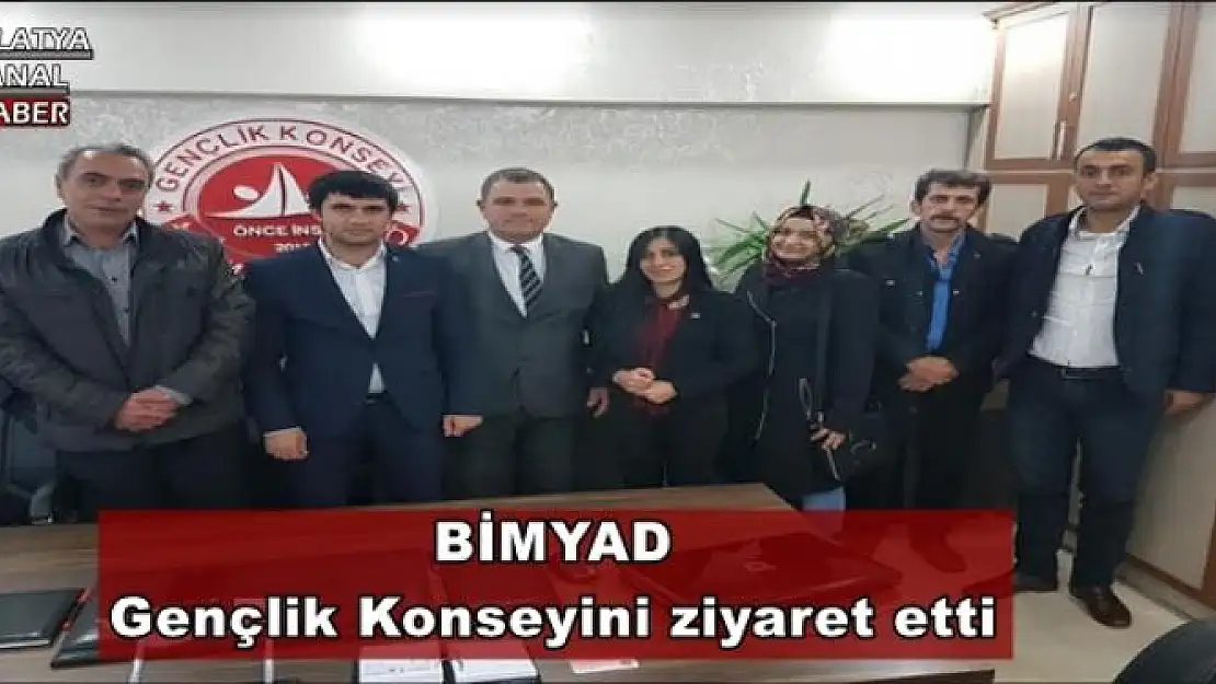 BİMYAD Gençlik Konseyini ziyaret etti