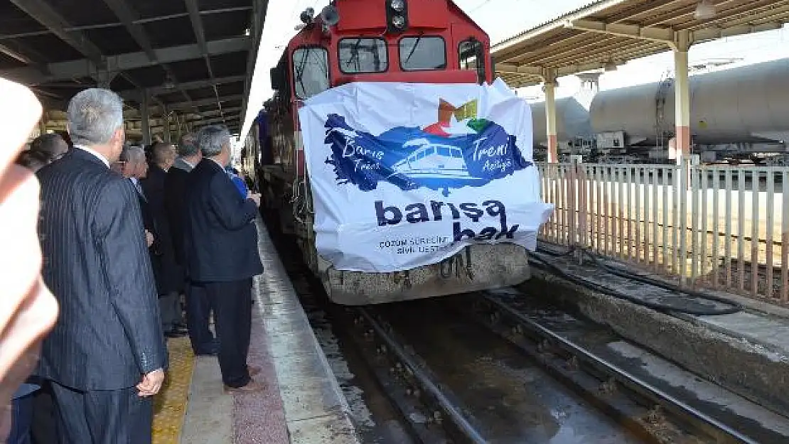 BARIŞ TRENİ MALATYA'YA GELDİ