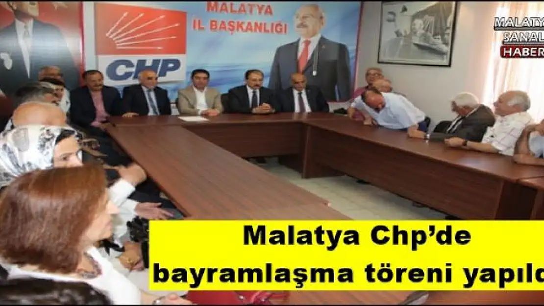 Malatya Chp´de bayramlaşma töreni yapıldı