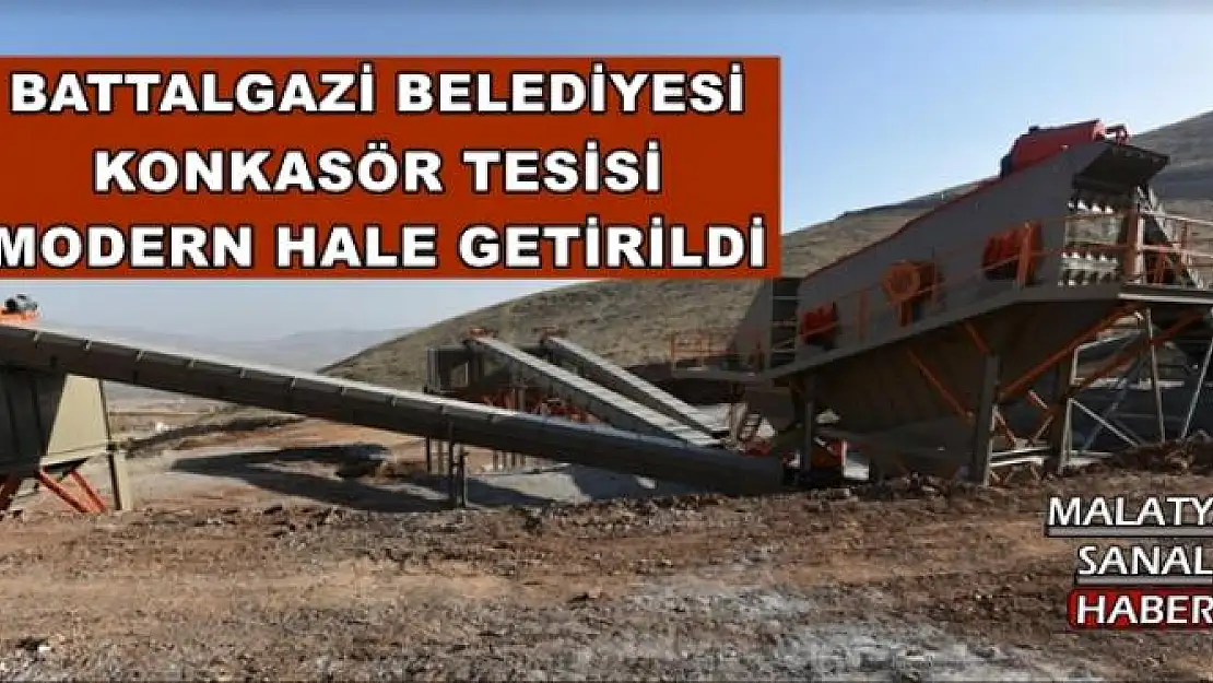 BATTALGAZİ BELEDİYESİ KONKASÖR TESİSİ MODERN HALE GETİRİLDİ