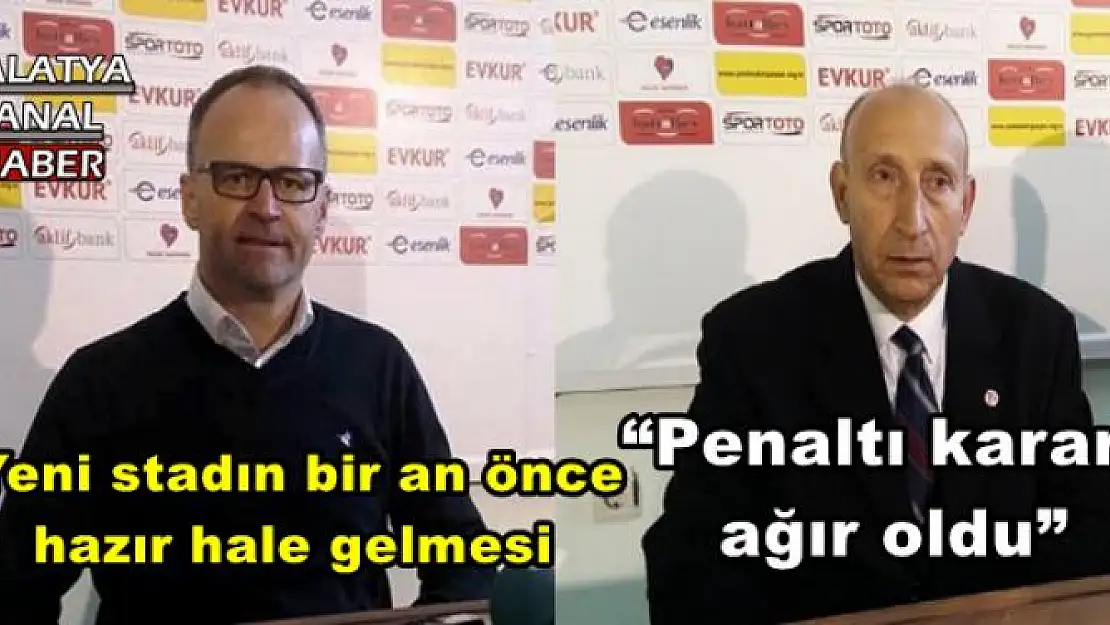'Yeni stadın bir an önce hazır hale gelmesi bizim için çok önemli'' '''