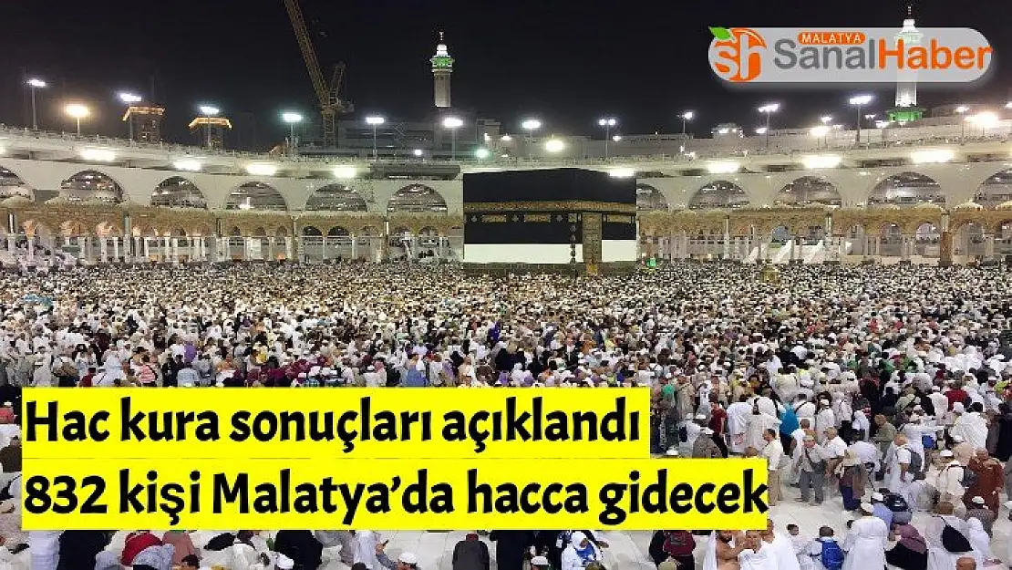 832 kişi Malatya´da hacca gidecek