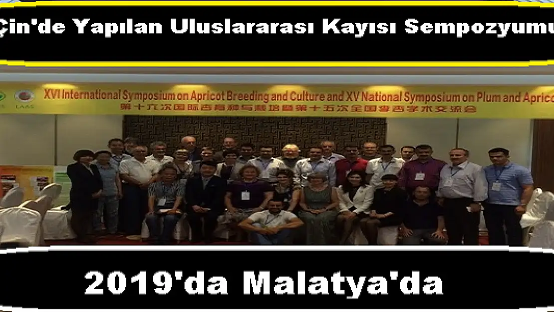 ULUSLARARASI KAYISI SEMPOZYUMU ÇİN'DE YAPILDI