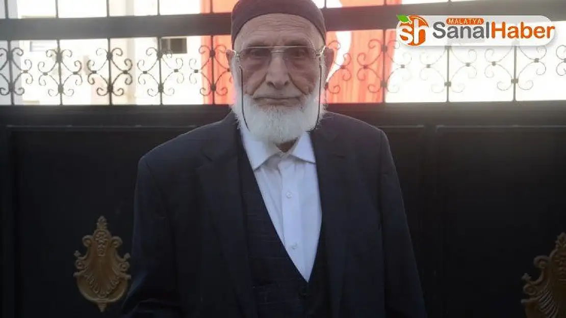 Malatya´da 93'lük dede Barış Pınarı Harekatı'na katılmak için gönüllü oldu
