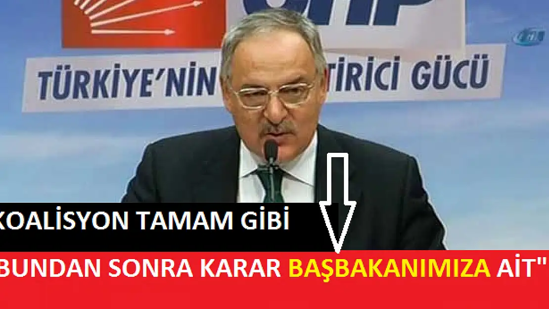 KOALİSYON TAMAM GİBİ