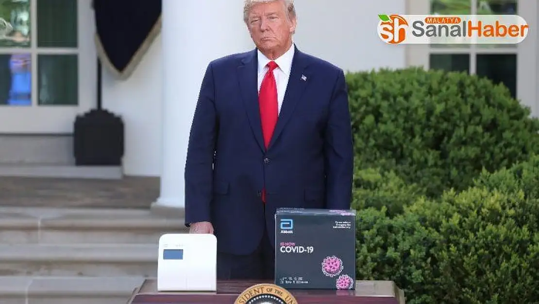 ABD Başkanı Trump, N95 maskesini dezenfekte eden cihazı tanıttı