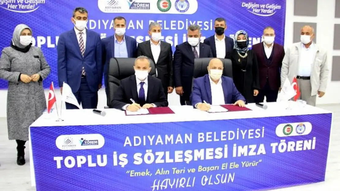 'Adıyaman Belediyesi´nde toplu iş sözleşmesi sevinci'