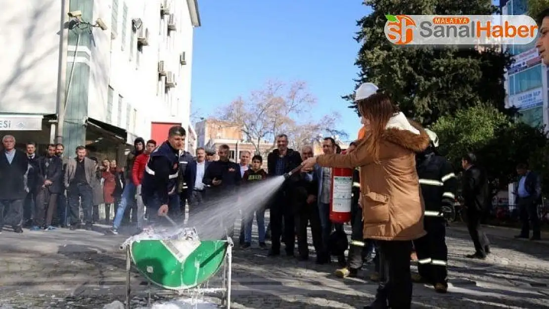 Adıyaman belediyesinde deprem tatbikatı