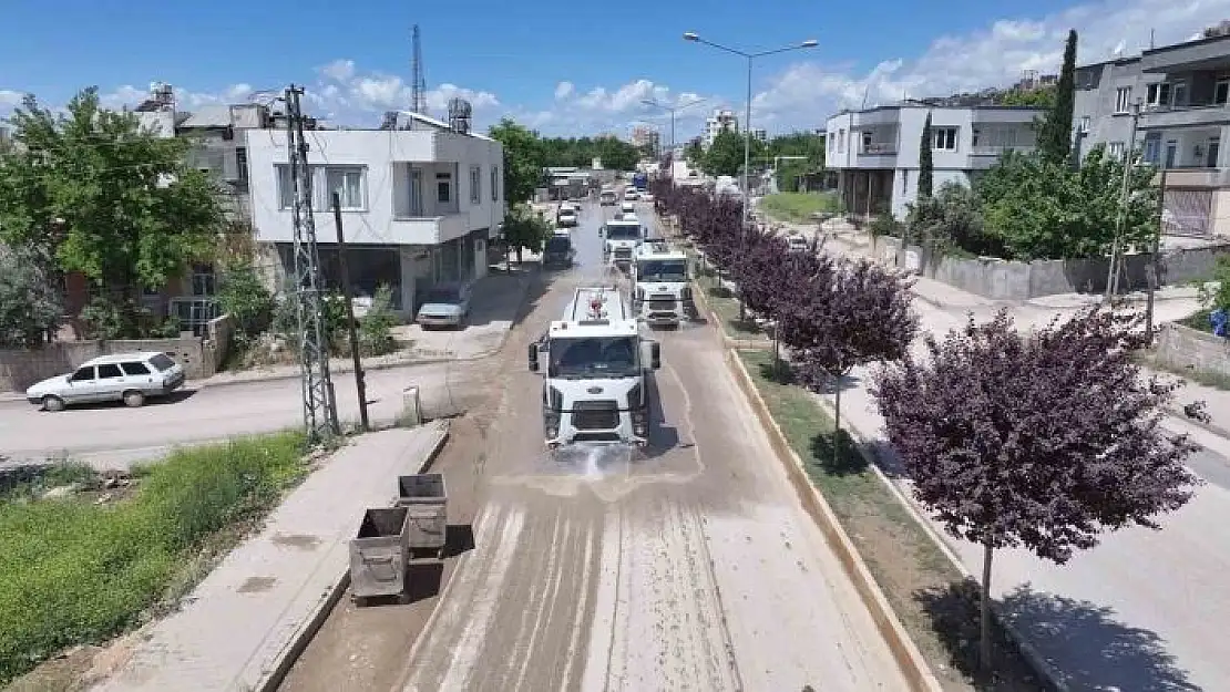 'Adıyaman Belediyesinden temizlik çalışması'