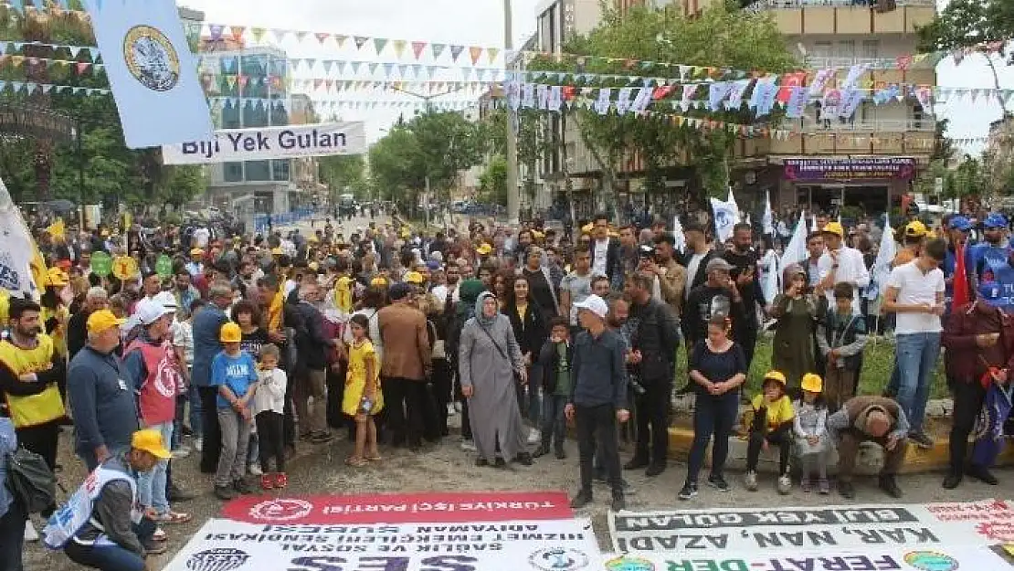 'Adıyaman´da 1 Mayıs İşçi Bayramı kutlandı'