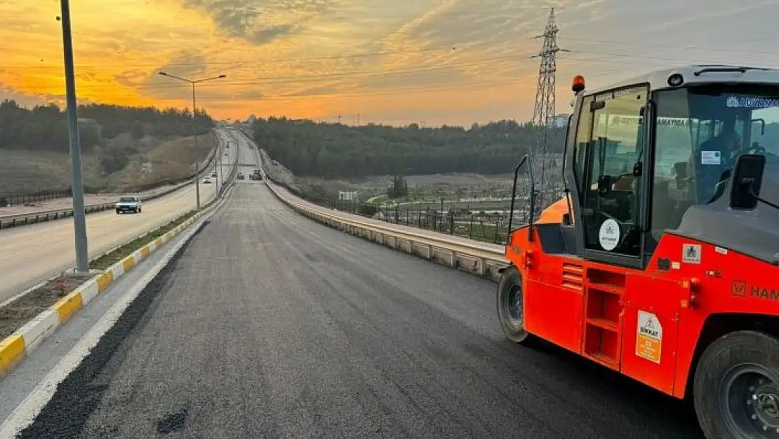 'Adıyaman´da asfalt çalışmaları aralıksız devam ediyor'