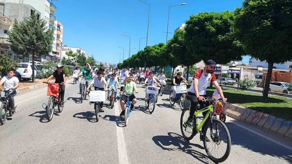 'Adıyaman´da değerlere sahip çıkmak için pedal çevirdiler'