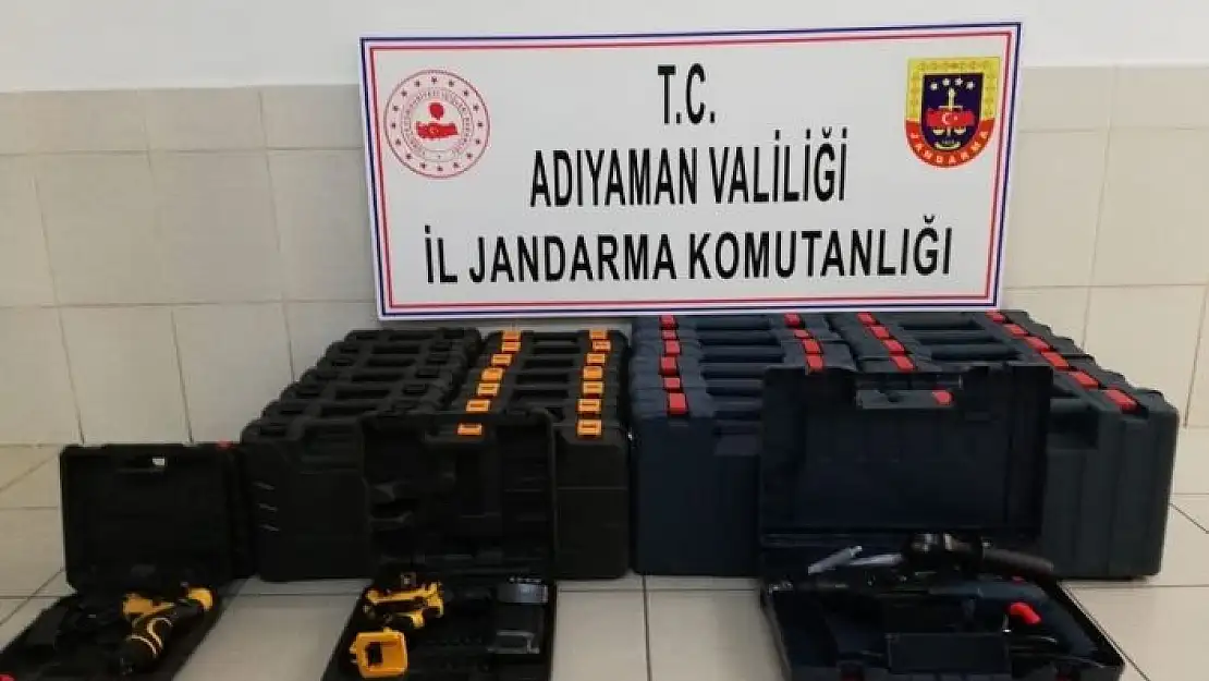 'Adıyaman´da faturasız 30 adet matkap ele geçirildi'