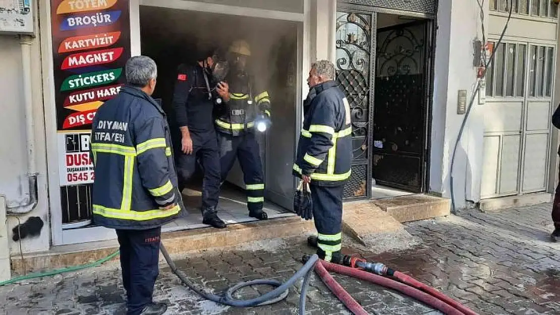 'Adıyaman´da iş yerinde yangın'