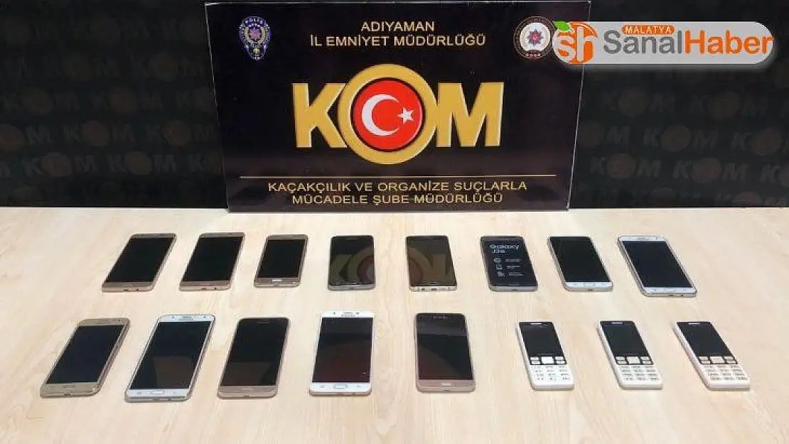 Adıyaman'da iş yerine 'cep telefonu' baskını