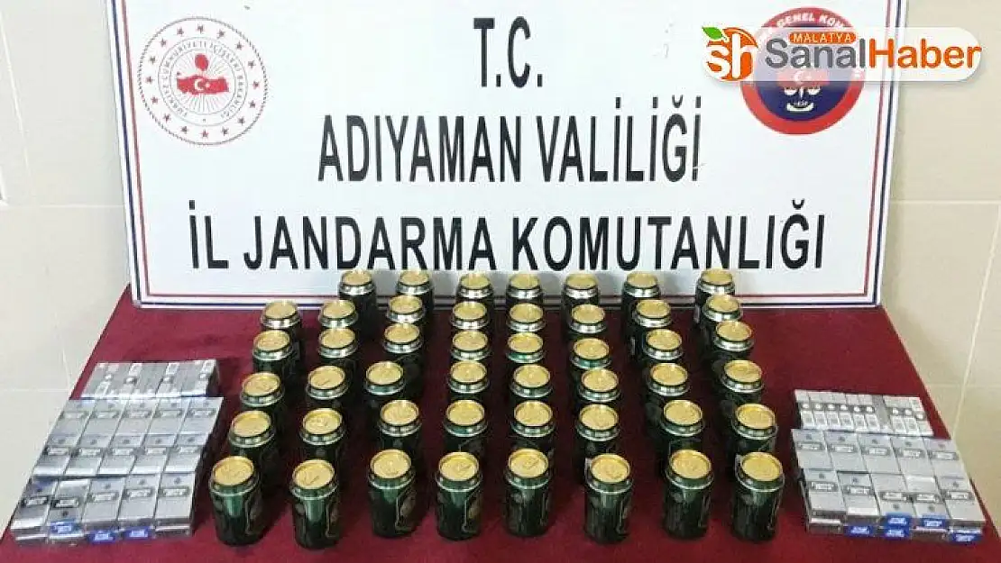 Adıyaman'da kaçak içki ele geçirildi