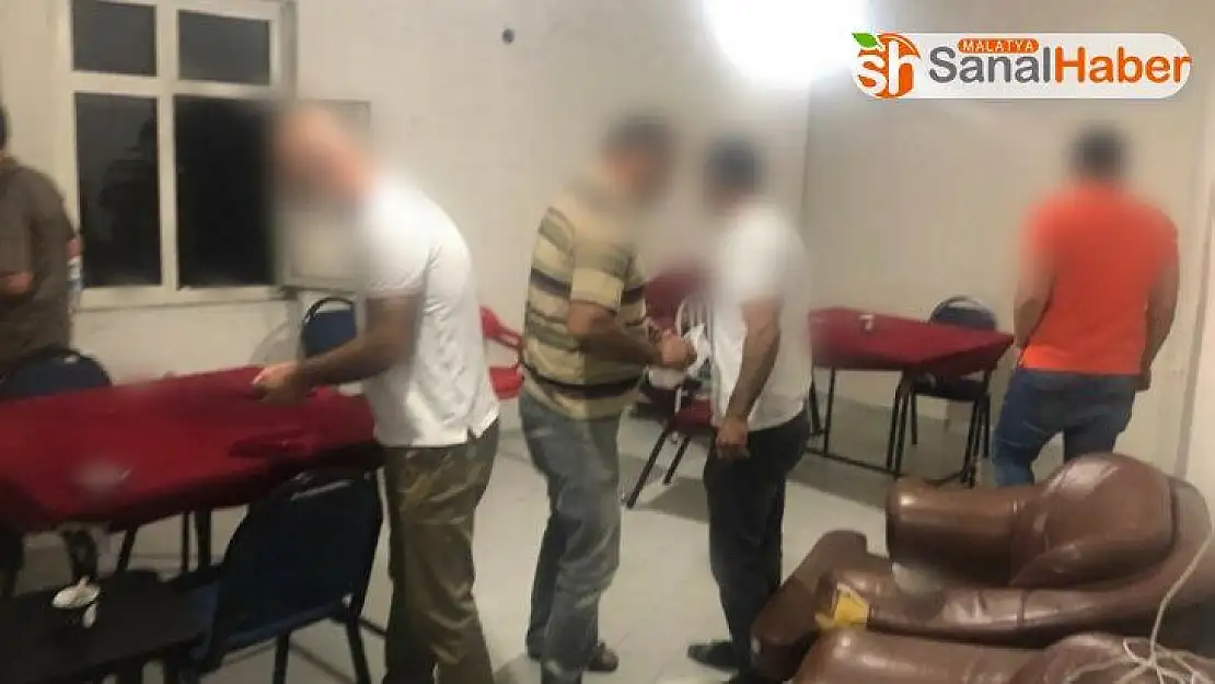 Adıyaman'da kumar operasyonu