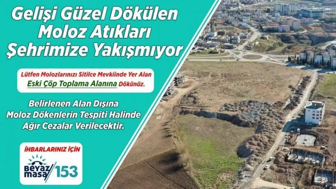 'Adıyaman´da ''moloz'' uyarısı'