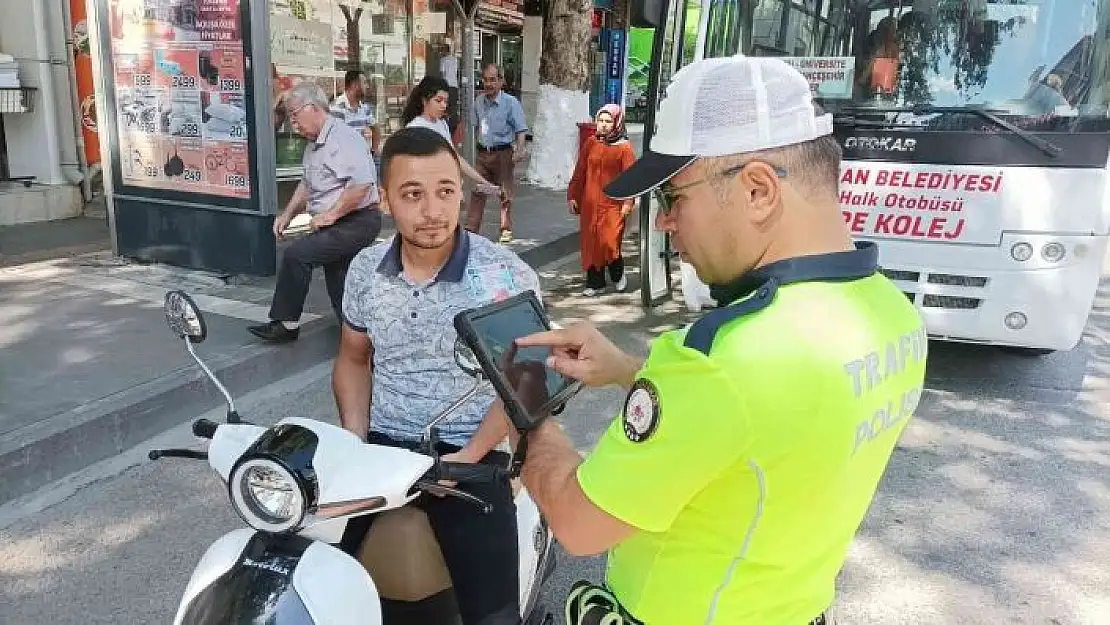 'Adıyaman´da motosiklet denetimi'