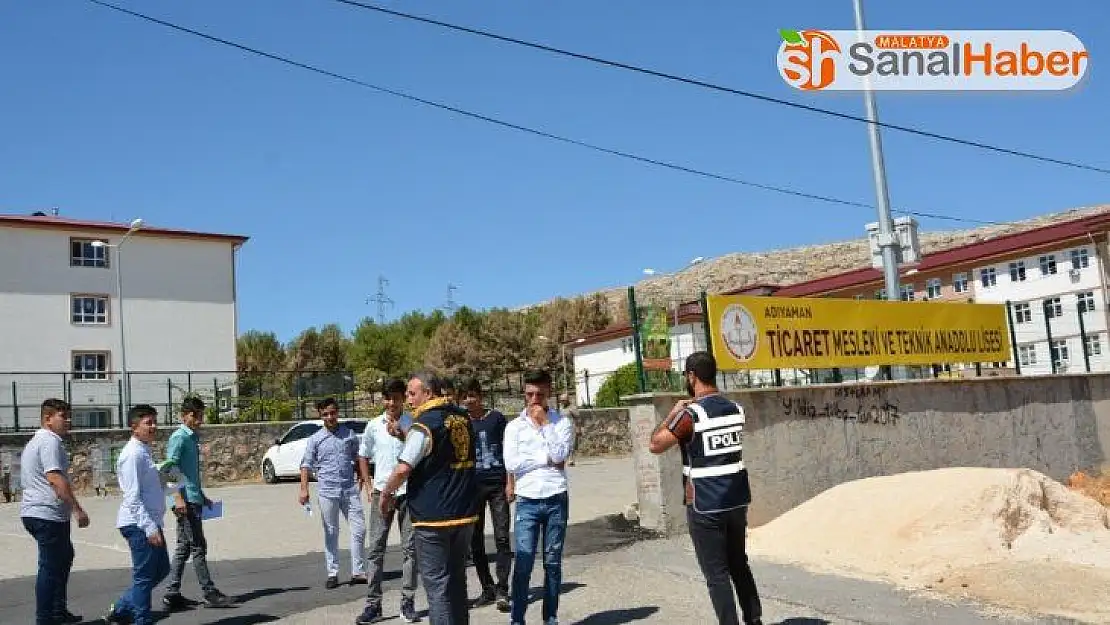 Adıyaman'da okul çevresi ve servislerde denetim