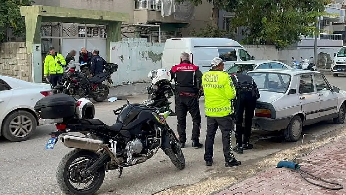 'Adıyaman´da şase numarası silinmiş motosiklet yakalandı'