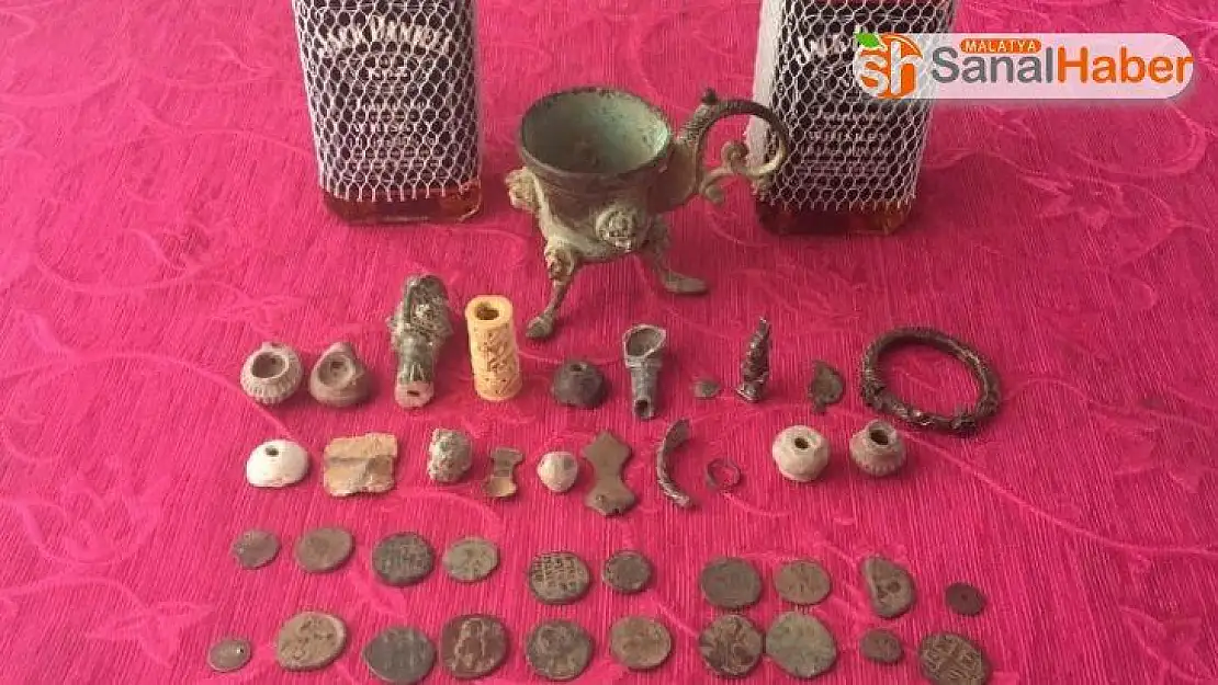 Adıyaman'da tarihi eserler ele geçirildi