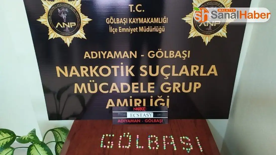Adıyaman'da uyuşturucu hap ele geçirildi