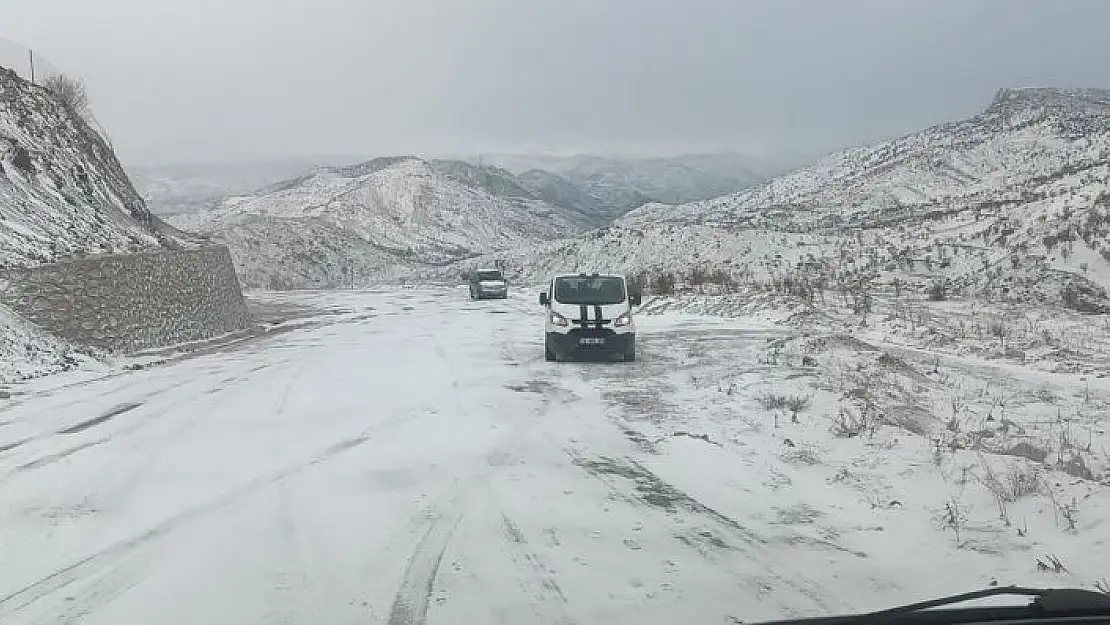 'Adıyaman´da yollar buz tuttu'