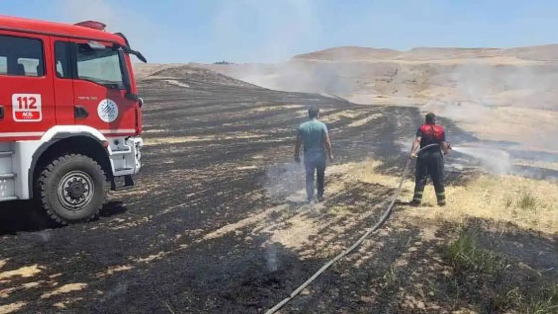 'Adıyaman´daki anız yangını korkuttu'