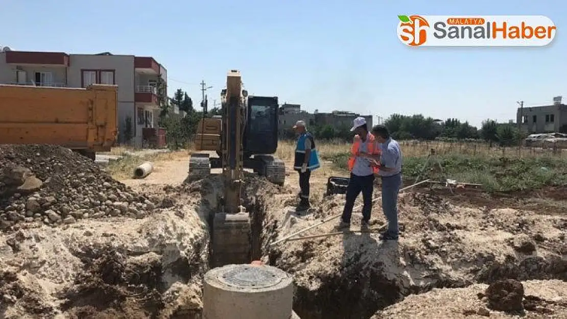 Adıyaman'ın yeni yerleşim alanlarında altyapı çalışması