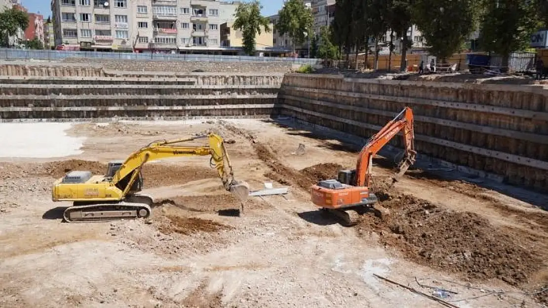 'Adıyaman Meydan´ında kazı işlemi tamamlandı'