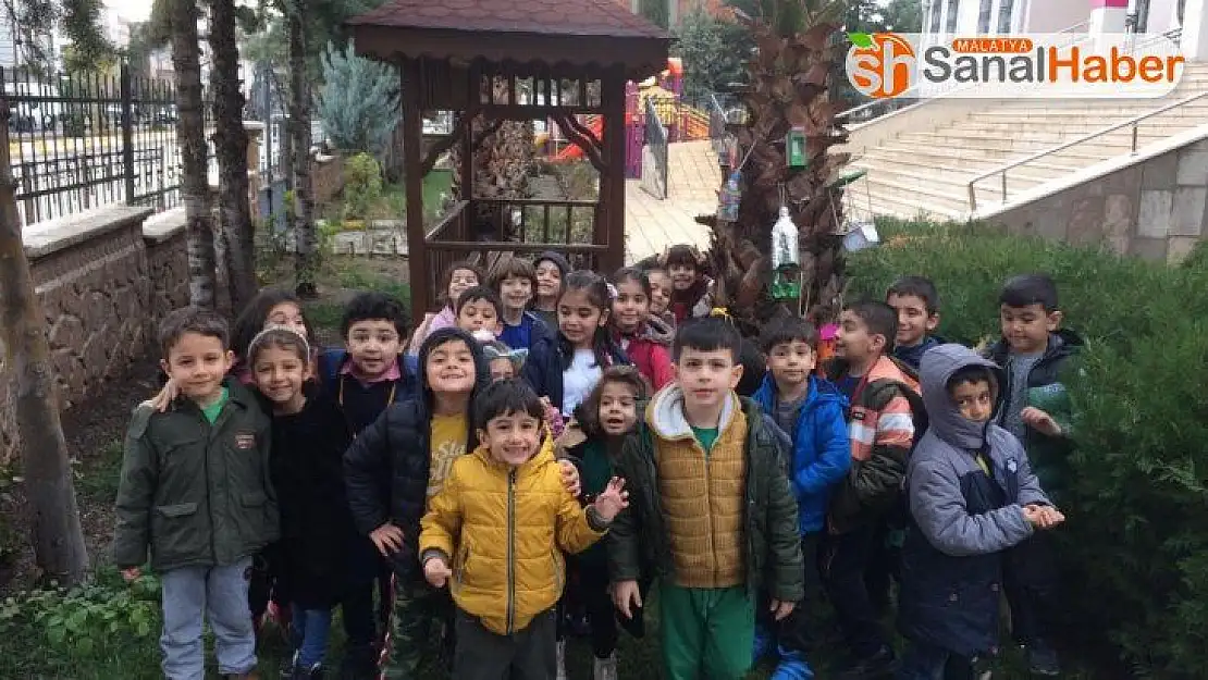 Adıyaman Sevgi Anaokulu 'Kuşlara Bir Damla Umut' projesine katıldı