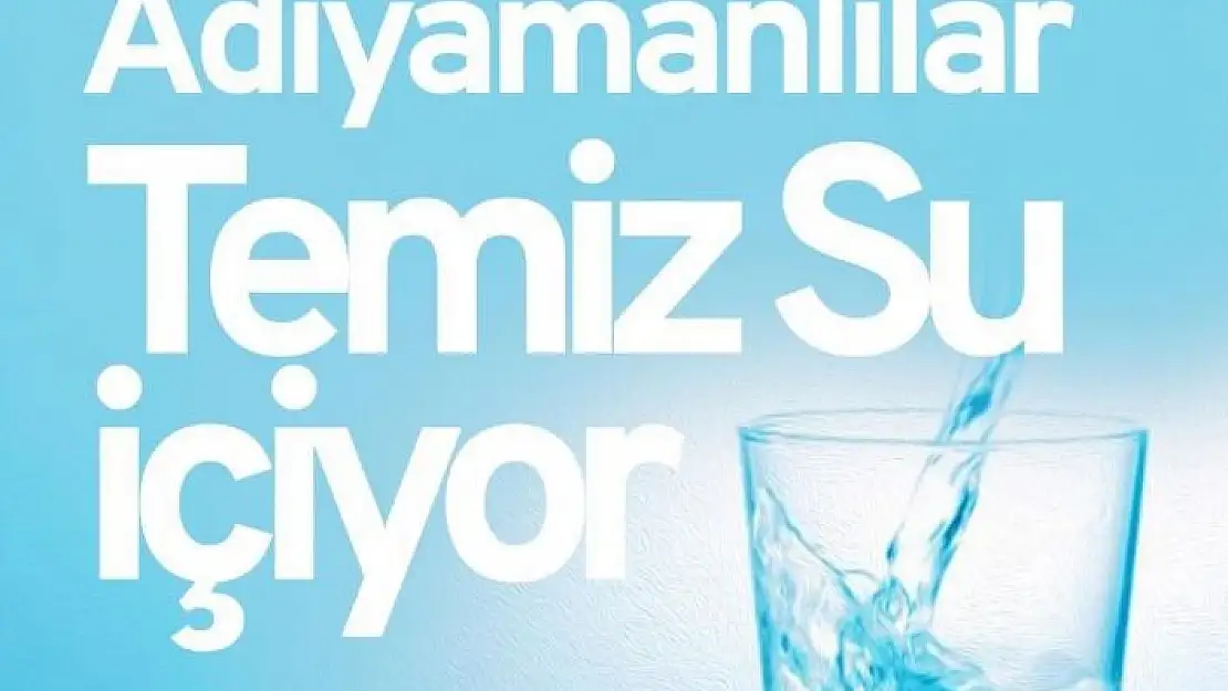 'Adıyaman suyu temiz çıktı'