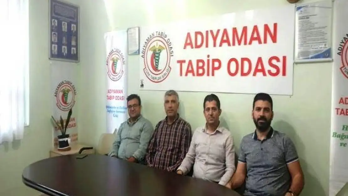 'Adıyaman Tabip Odası: ''TTB Başkanının açıklamasına katılmıyoruz'''