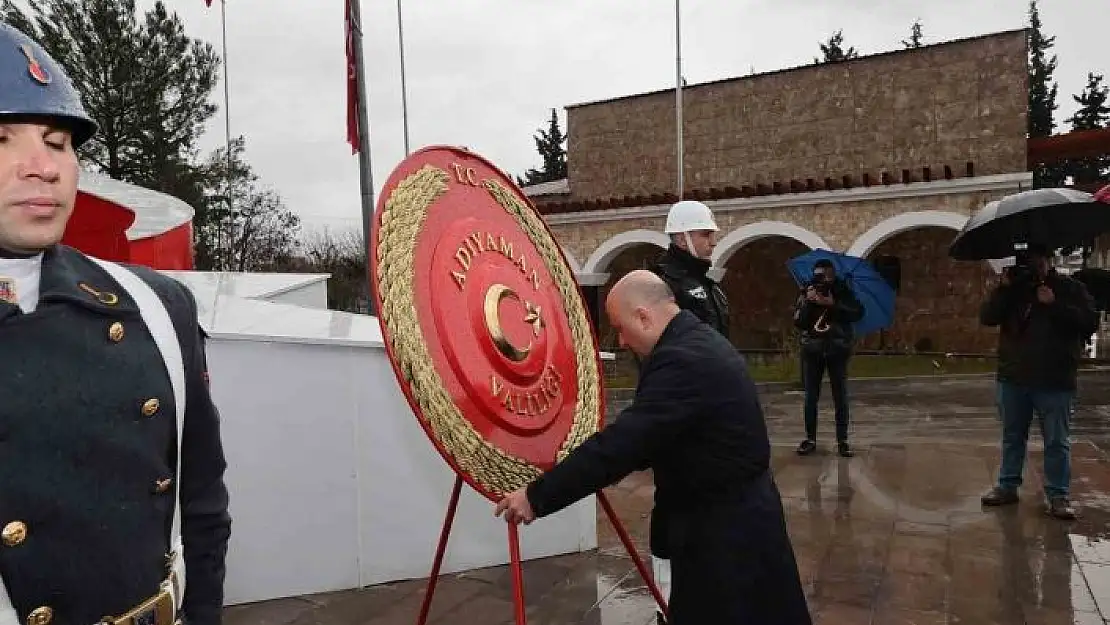 'Adıyamanda, 18 Mart Çanakkale Deniz Zaferi ve Şehitleri Anma Günü kutlanıyor'