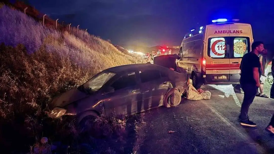 'Adıyamanda feci kaza: 1 ölü, 6 yaralı'