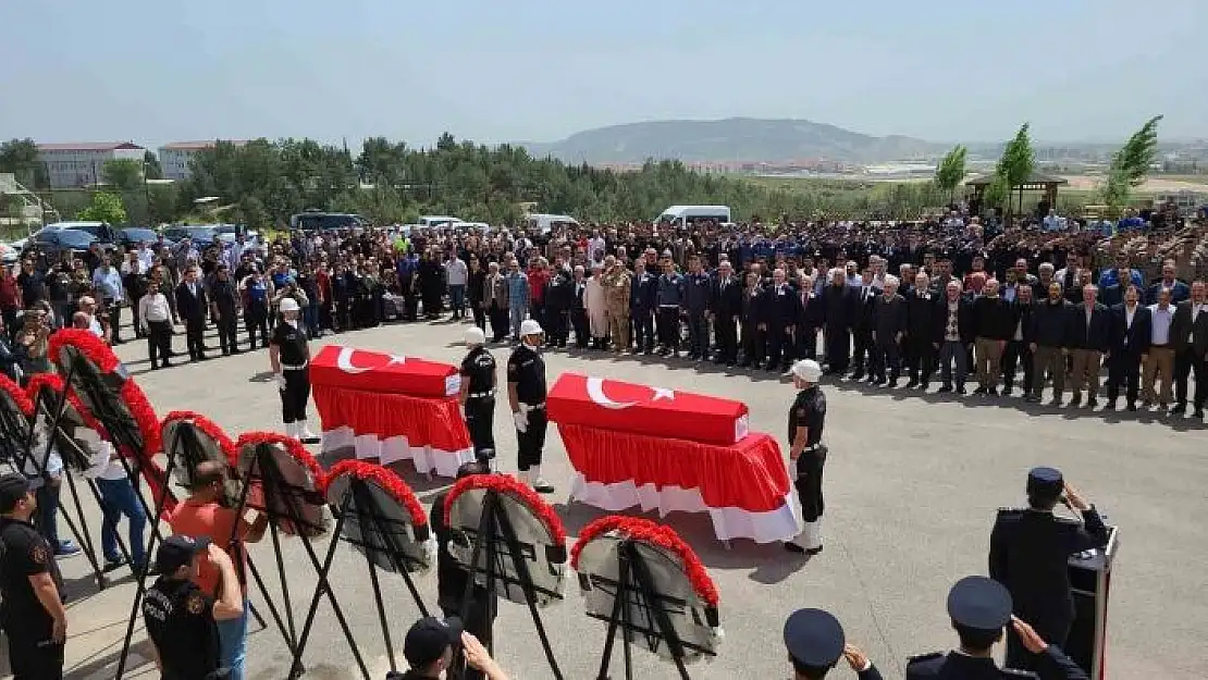 'Adıyamanda, şehit polisler için tören düzenlendi'