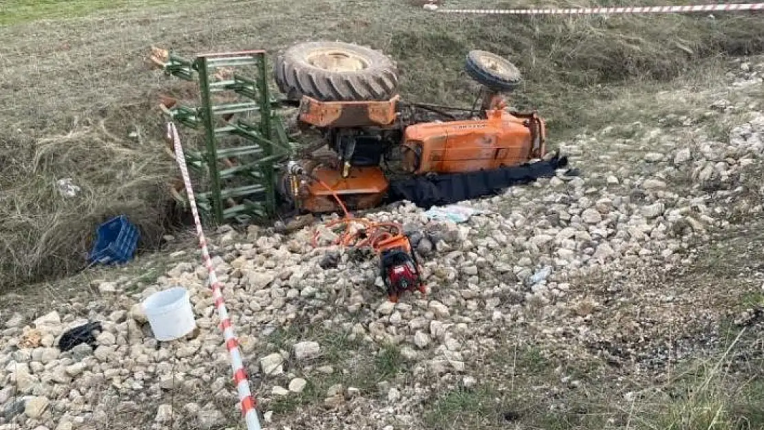 'Adıyamanda traktör devrildi: 1 ölü'