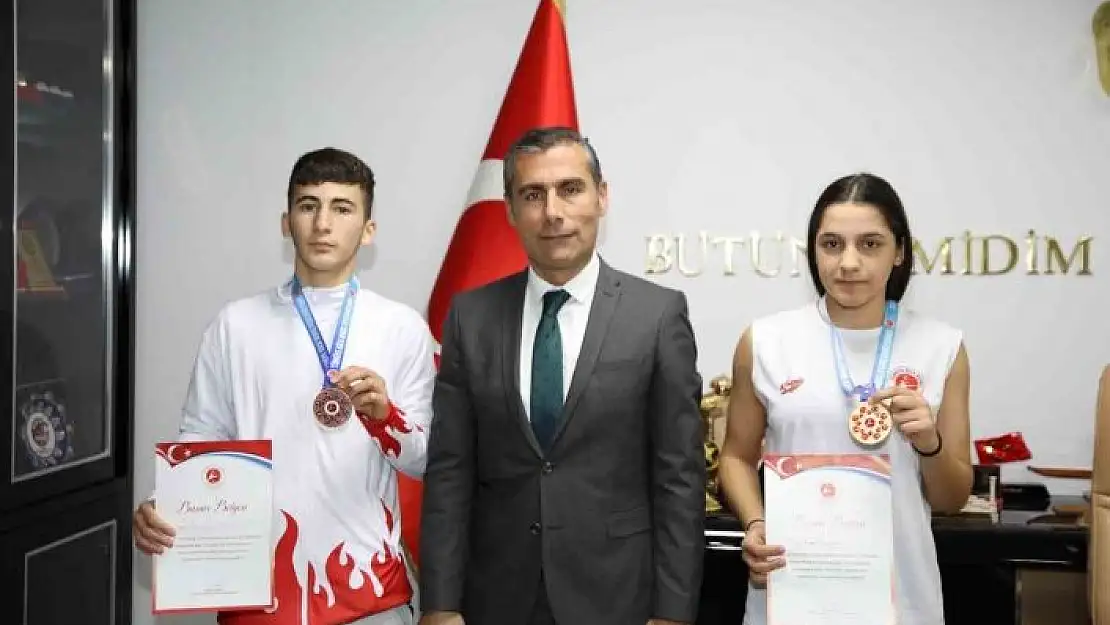 'Adıyamanlı sporcular 1 altın 1 bronz madalya kazandı'