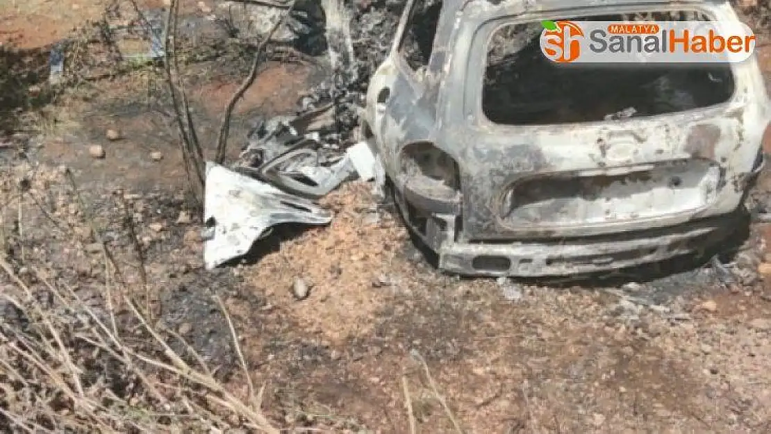Afrin'de bir sivilin aracı havadan vuruldu: 2 ölü