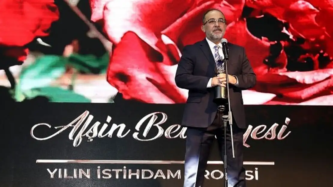 'Afşin Belediyesine ''Yılın İstihdam Projesi Ödülü'''