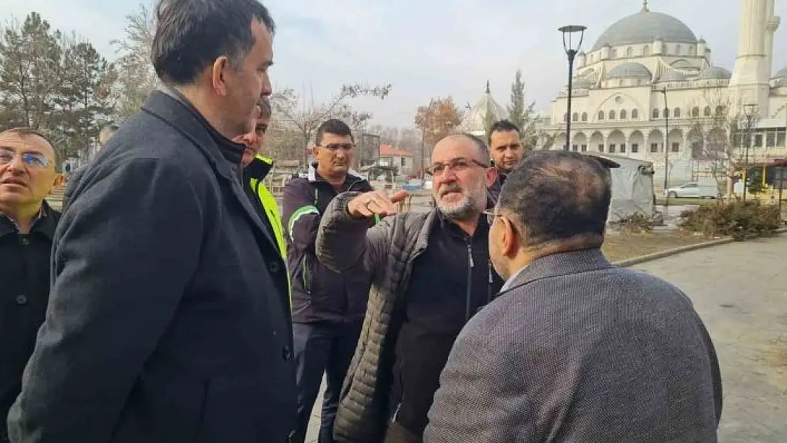 'Afşin´de TOKİ konutları için ilk kazma vuruldu'