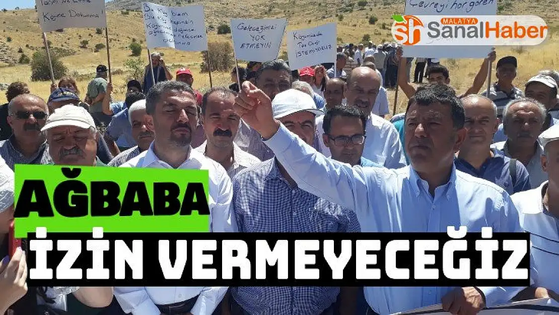 Ağbaba 'izin vermeyeceğiz'