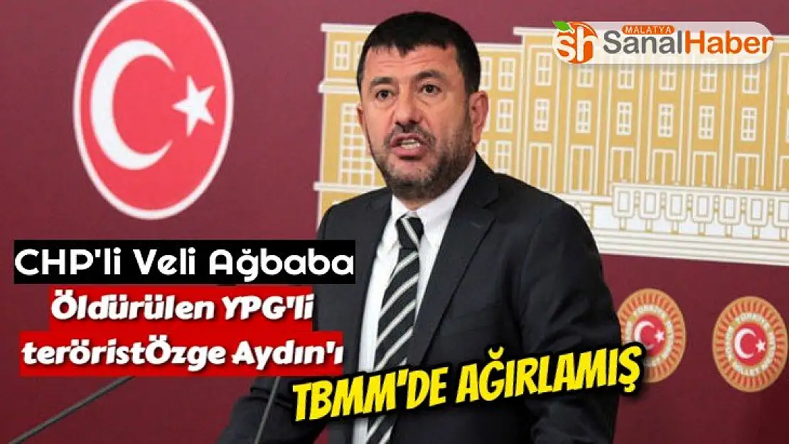 Ağbaba YPG´li terörist Özge Aydın´ı TBMM´de ağırlamış