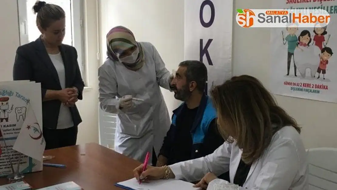 Ağız ve Diş Sağlığı Taraması yapıldı