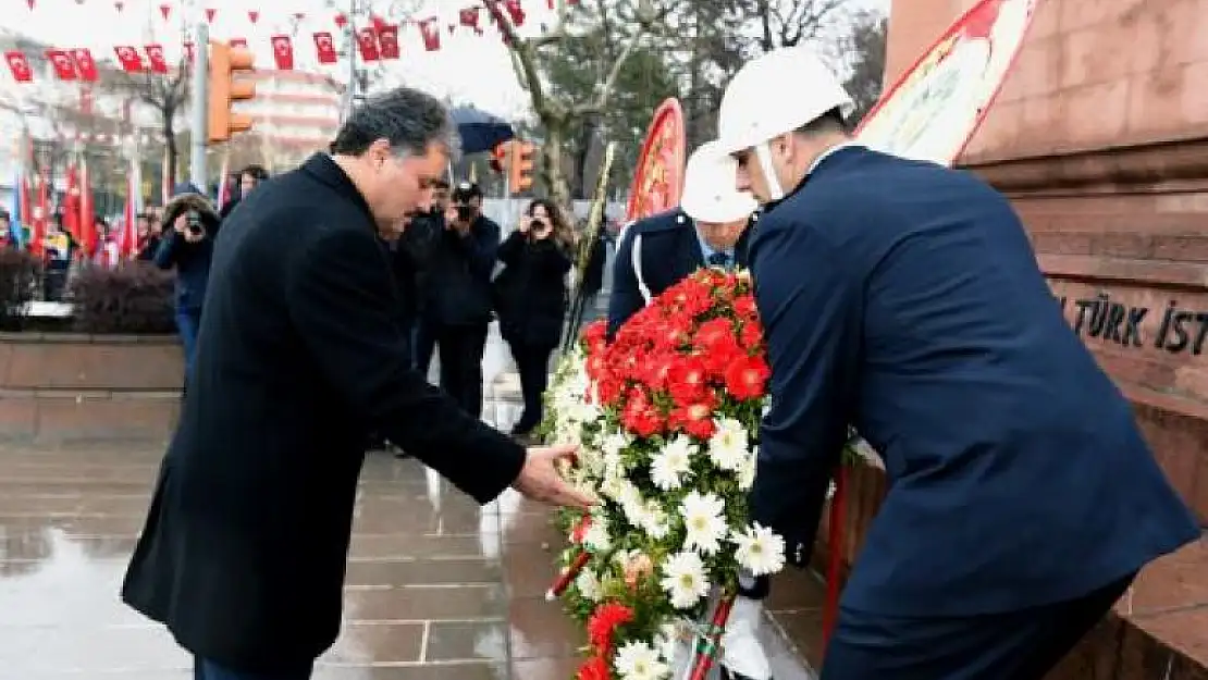 '	 ATATÜRK´ÜN MALATYA´YA GELİŞİ TÖRENLERLE KUTLANDI'