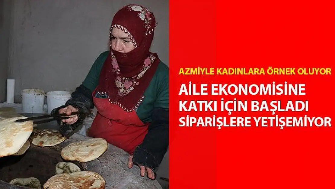 Aile ekonomisine katkı için başladı siparişlere yetişemiyor