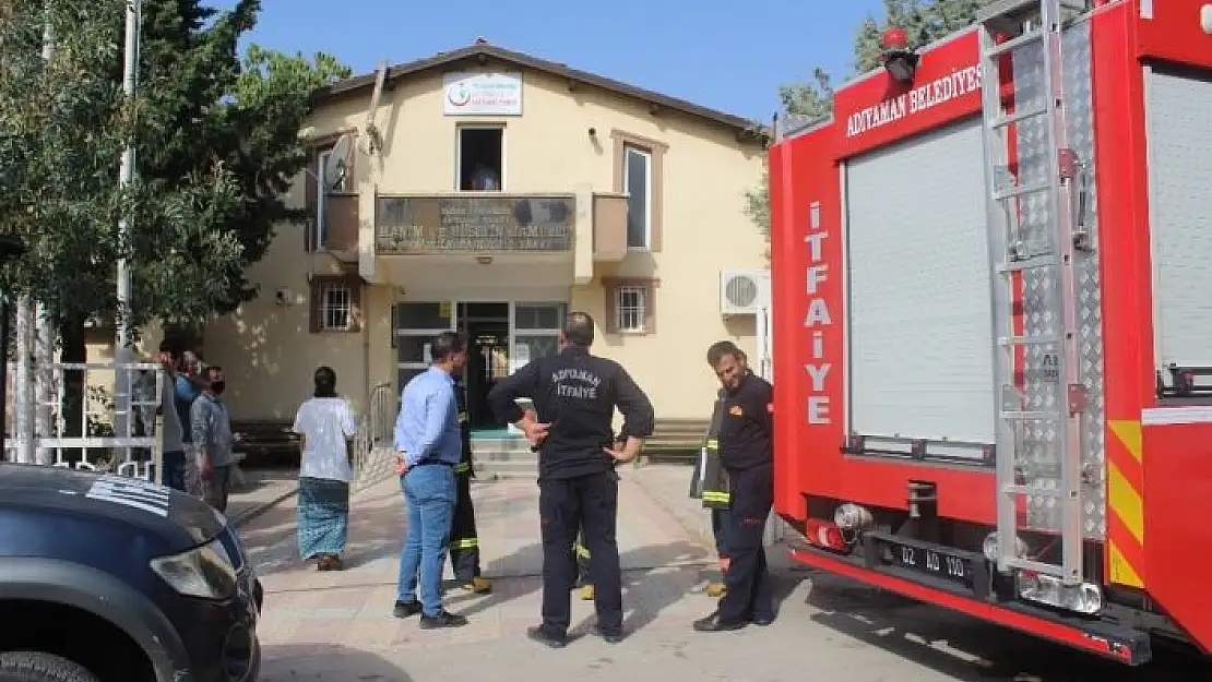 'Aile sağlık merkezinde korkutan yangın'