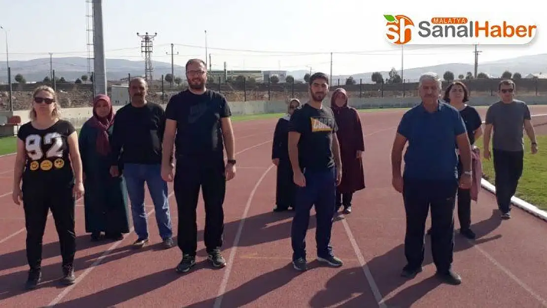Ailecek spor yaptılar